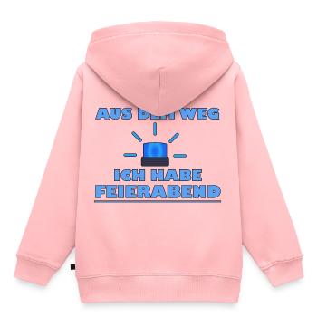 Feierabend Dienstschluss Wochenende Aus dem Weg - Kinder Premium Organic Hoodie - Rosa - Hinten - AI Model Kid Female (0cm)