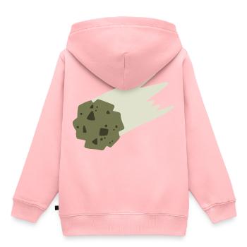 comet - Kids Premium Organic Hoodie - rose - Back - AI Model Kid Female (0cm)