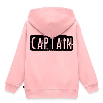 capitaine - Sweat Premium à capuche enfant bio - rose - Dos - AI Model Kid Female (0cm)