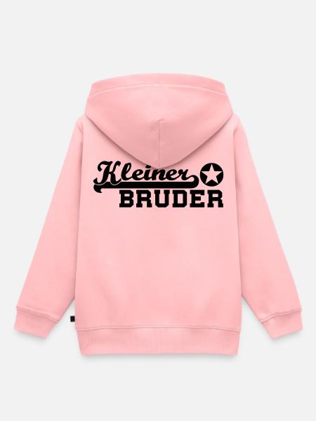 little brother star - Kids Premium Organic Hoodie - rose