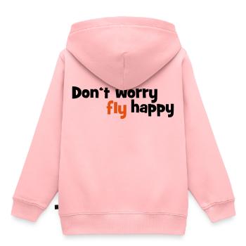 2541614 14062224 voler - Sweat Premium à capuche enfant bio - rose - Dos - AI Model Kid Female (0cm)