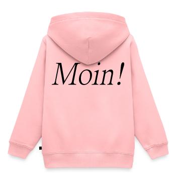 Moin - Sweat Premium à capuche enfant bio - rose - Dos - AI Model Kid Female (0cm)