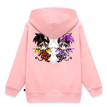 Mercy - Kids Premium Organic Hoodie - rose - Back - AI Model Kid Female (0cm)