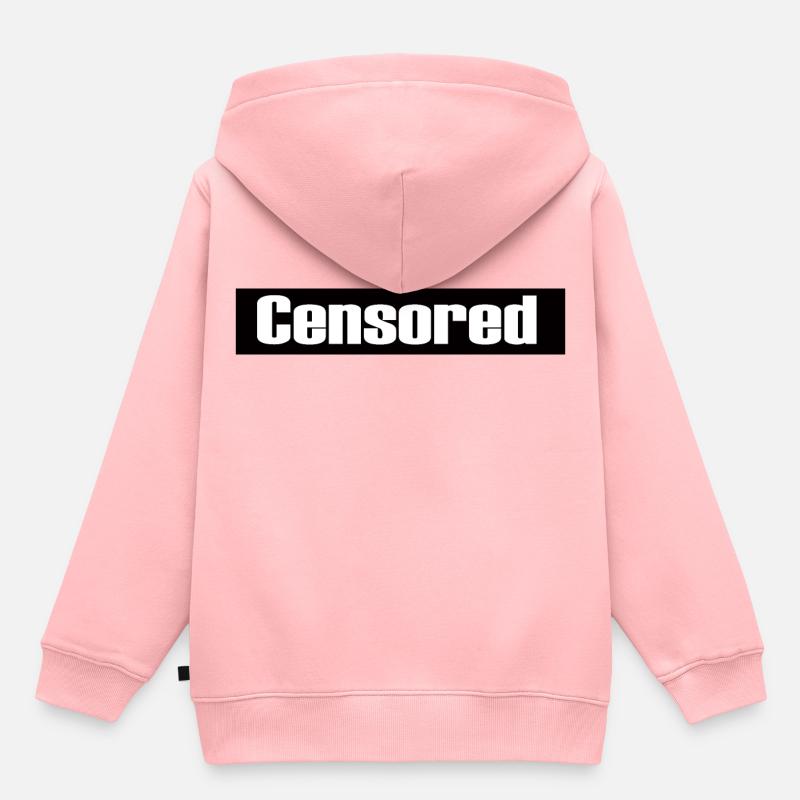 Censuré - censuré - Sweat Premium à capuche enfant bio - rose