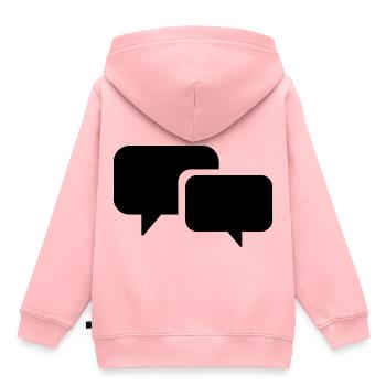 ballon - Sweat Premium à capuche enfant bio - rose - Dos - AI Model Kid Female (0cm)