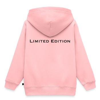 limited edition - Kinder Premium Organic Hoodie - Rosa - Hinten - AI Model Kid Female (0cm)