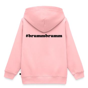 brummbrumm - Kinder Premium Organic Hoodie - Rosa - Hinten - AI Model Kid Female (0cm)