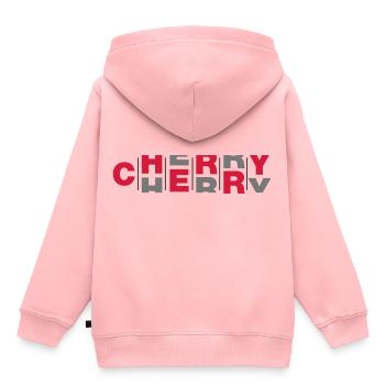 cherry | kirschen automat bandit casino slot - Kinder Premium Organic Hoodie - Rosa - Hinten - AI Model Kid Female (0cm)