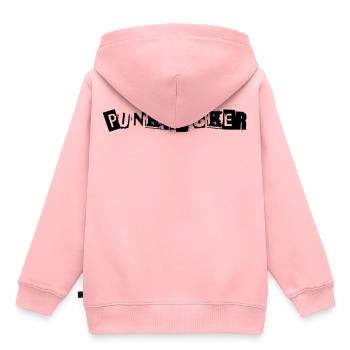 Cadeau du festival de musique Punk Rock Punk Rock - Sweat Premium à capuche enfant bio - rose - Dos - AI Model Kid Female (0cm)