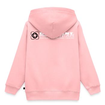 Unterschiedliche Produk Wear - Kinder Premium Organic Hoodie - Rosa - Hinten - AI Model Kid Female (0cm)