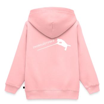 Chorflüsterer chef d'orchestre musique cadeau chorale - Sweat Premium à capuche enfant bio - rose - Dos - AI Model Kid Female (0cm)