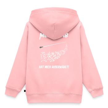 Mein Stab hat mich auserwählt! - Dirigent Chor - Kinder Premium Organic Hoodie - Rosa - Hinten - AI Model Kid Female (0cm)