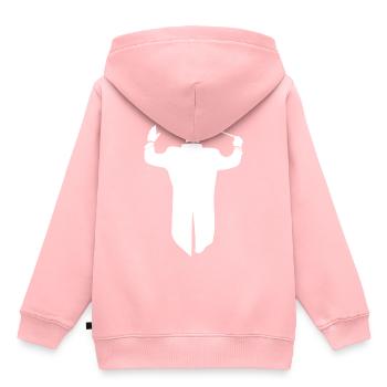 Chef d'orchestre répétition choeur musicien - Sweat Premium à capuche enfant bio - rose - Dos - AI Model Kid Female (0cm)