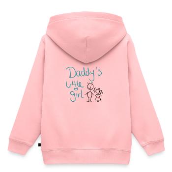 Daddy's Little Girl - Kids Premium Organic Hoodie - rose - Back - AI Model Kid Female (0cm)