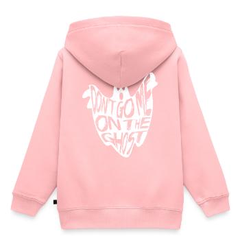 Denglisch - Kinder Premium Organic Hoodie - Rosa - Hinten - AI Model Kid Female (0cm)