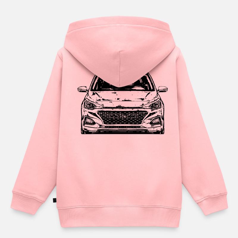 3 octobre - Sweat Premium à capuche enfant bio - rose
