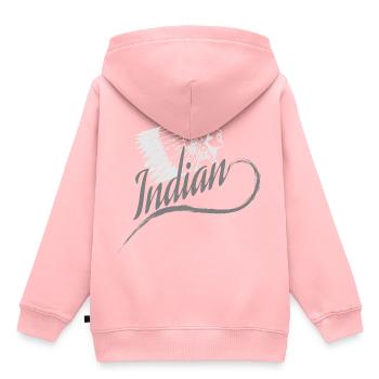 Indian - Kids Premium Organic Hoodie - rose - Back - AI Model Kid Female (0cm)