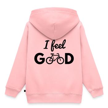 Bicycle, bike, bike, bike, biking, sport - Kids Premium Organic Hoodie - rose - Back - AI Model Kid Female (0cm)