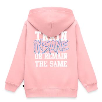 Train Fitness Insane Training - Sweat Premium à capuche enfant bio - rose - Dos - AI Model Kid Female (0cm)