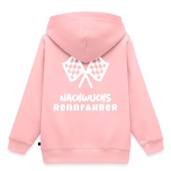 Nachwuchs Rennfahrer Autos Rennauto Mechaniker - Kinder Premium Organic Hoodie - Rosa - Hinten - AI Model Kid Female (0cm)