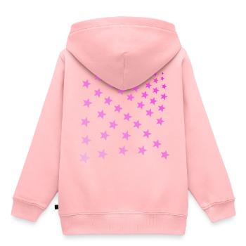 Stars pink pink pink gift idea - Kids Premium Organic Hoodie - rose - Back - AI Model Kid Female (0cm)