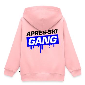 Gang après-ski - Sweat Premium à capuche enfant bio - rose - Dos - AI Model Kid Female (0cm)