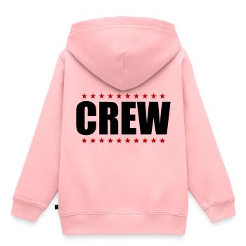 Conception de l’équipage - Sweat Premium à capuche enfant bio - rose - Dos - AI Model Kid Female (0cm)