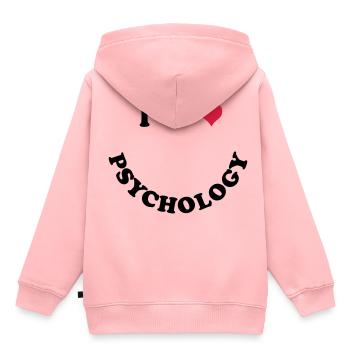 Psychologie - Sweat Premium à capuche enfant bio - rose - Dos - AI Model Kid Female (0cm)