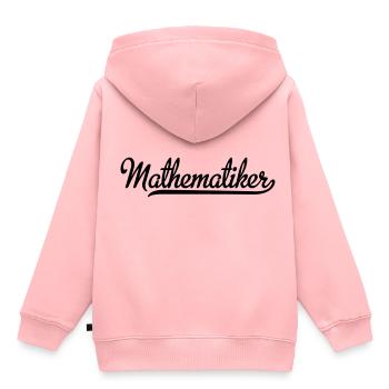 Mathématiciens - Sweat Premium à capuche enfant bio - rose - Dos - AI Model Kid Female (0cm)