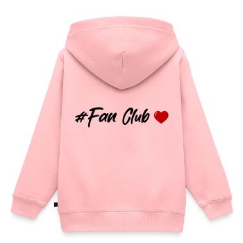 Coeur du Fan Club - Sweat Premium à capuche enfant bio - rose - Dos - AI Model Kid Female (0cm)