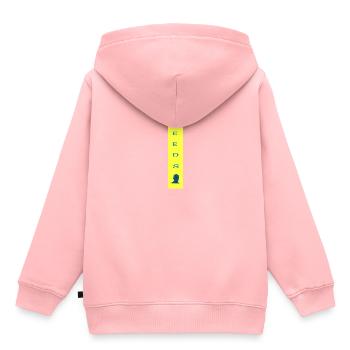 leeds bielsa marcelo - Kinder Premium Organic Hoodie - Rosa - Hinten - AI Model Kid Female (0cm)