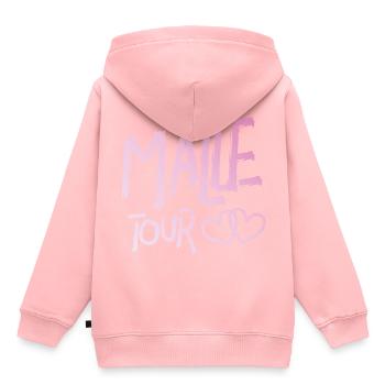heart tour - Kids Premium Organic Hoodie - rose - Back - AI Model Kid Female (0cm)