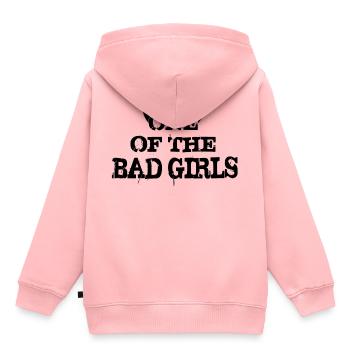 Bad Girls - Kinder Premium Organic Hoodie - Rosa - Hinten - AI Model Kid Female (0cm)
