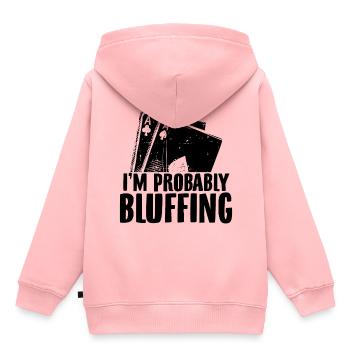 Poker | Playing Cards Ace Poker Cards Gifts - Kids Premium Organic Hoodie - rose - Back - AI Model Kid Female (0cm)