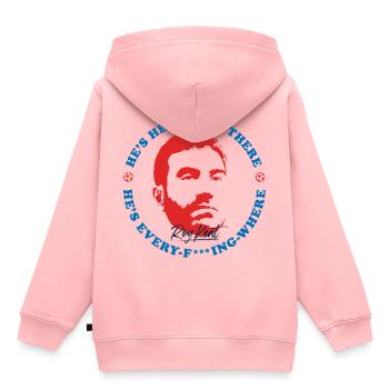 Ted Lasso Logo Et Ècriture Avec Roy Kent - Sweat Premium à capuche enfant bio - rose - Dos - AI Model Kid Female (0cm)