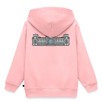 Reichstag building BERLIN c - Kids Premium Organic Hoodie - rose - Back - AI Model Kid Female (0cm)