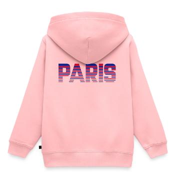 Wetten - Kinder Premium Organic Hoodie - Rosa - Hinten - AI Model Kid Female (0cm)