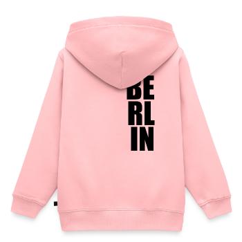 Berlin - Kids Premium Organic Hoodie - rose - Back - AI Model Kid Female (0cm)