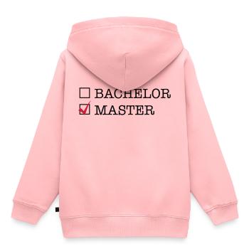 Master - Kinder Premium Organic Hoodie - Rosa - Hinten - AI Model Kid Female (0cm)