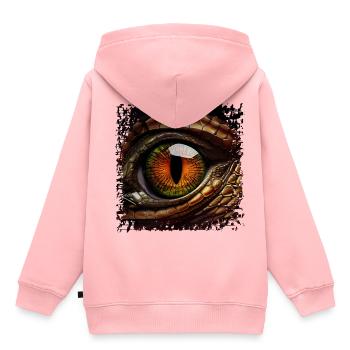 La photographie de l’iris est fascinante - Sweat Premium à capuche enfant bio - rose - Dos - AI Model Kid Female (0cm)