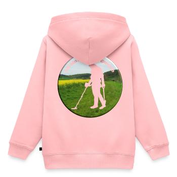 Il n’y a rien d’offensant à propos d’un oscillateur de détecteur - Sweat Premium à capuche enfant bio - rose - Dos - AI Model Kid Female (0cm)