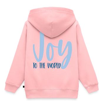 Joie au monde - Sweat Premium à capuche enfant bio - rose - Dos - AI Model Kid Female (0cm)