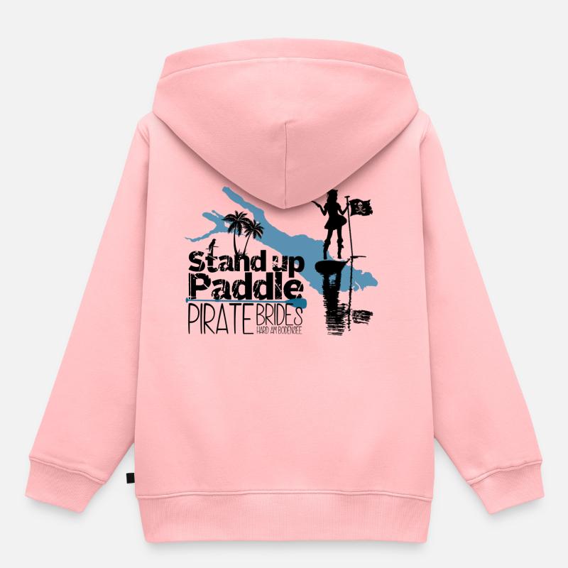 SUP Pirate Brides Bodensee - Sweat Premium à capuche enfant bio - rose