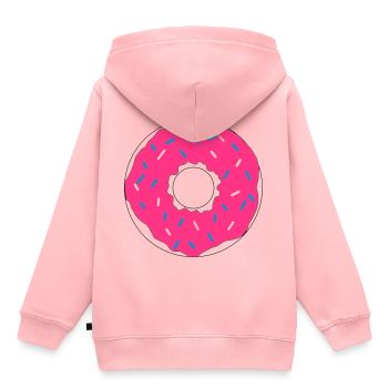 rose Donut - Sweat Premium à capuche enfant bio - rose - Dos - AI Model Kid Female (0cm)