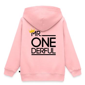 Mr. Wonderful - Kids Premium Organic Hoodie - rose - Back - AI Model Kid Female (0cm)