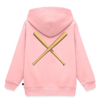 Baseball bat - Kids Premium Organic Hoodie - rose - Back - AI Model Kid Female (0cm)