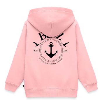 Binz, Baltic seaside resort pearl on the Baltic Sea - Kids Premium Organic Hoodie - rose - Back - AI Model Kid Female (0cm)