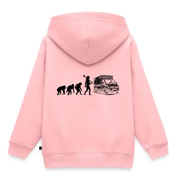 Evolution Ambulance Driver EMS Paramedic Drivers P - Kids Premium Organic Hoodie - rose - Back - AI Model Kid Female (0cm)