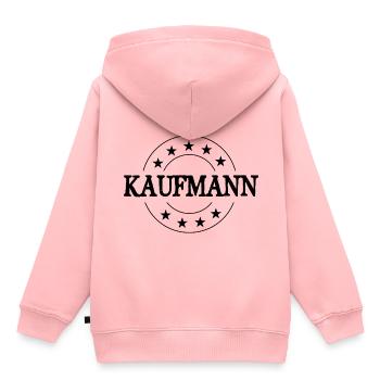 Kaufmann Beruf - Kinder Premium Organic Hoodie - Rosa - Hinten - AI Model Kid Female (0cm)