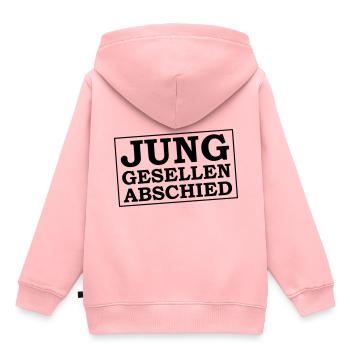Junggesellen Abschied Jga - Kinder Premium Organic Hoodie - Rosa - Hinten - AI Model Kid Female (0cm)